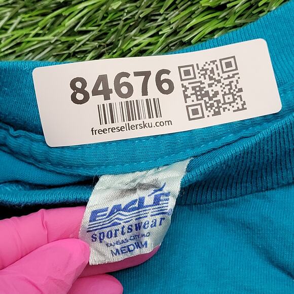 Vintage 1990 Aztec Sunset Art Shirt Medium 18x25 Native-American - Picture 8 of 15